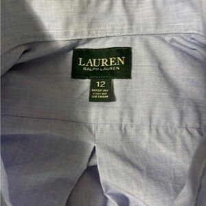 Lauren Ralph Lauren Blue Dress Shirt